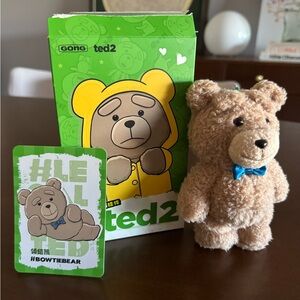 TED 2 POPMART PLUSH PENDANT - BOWTIE BEAR